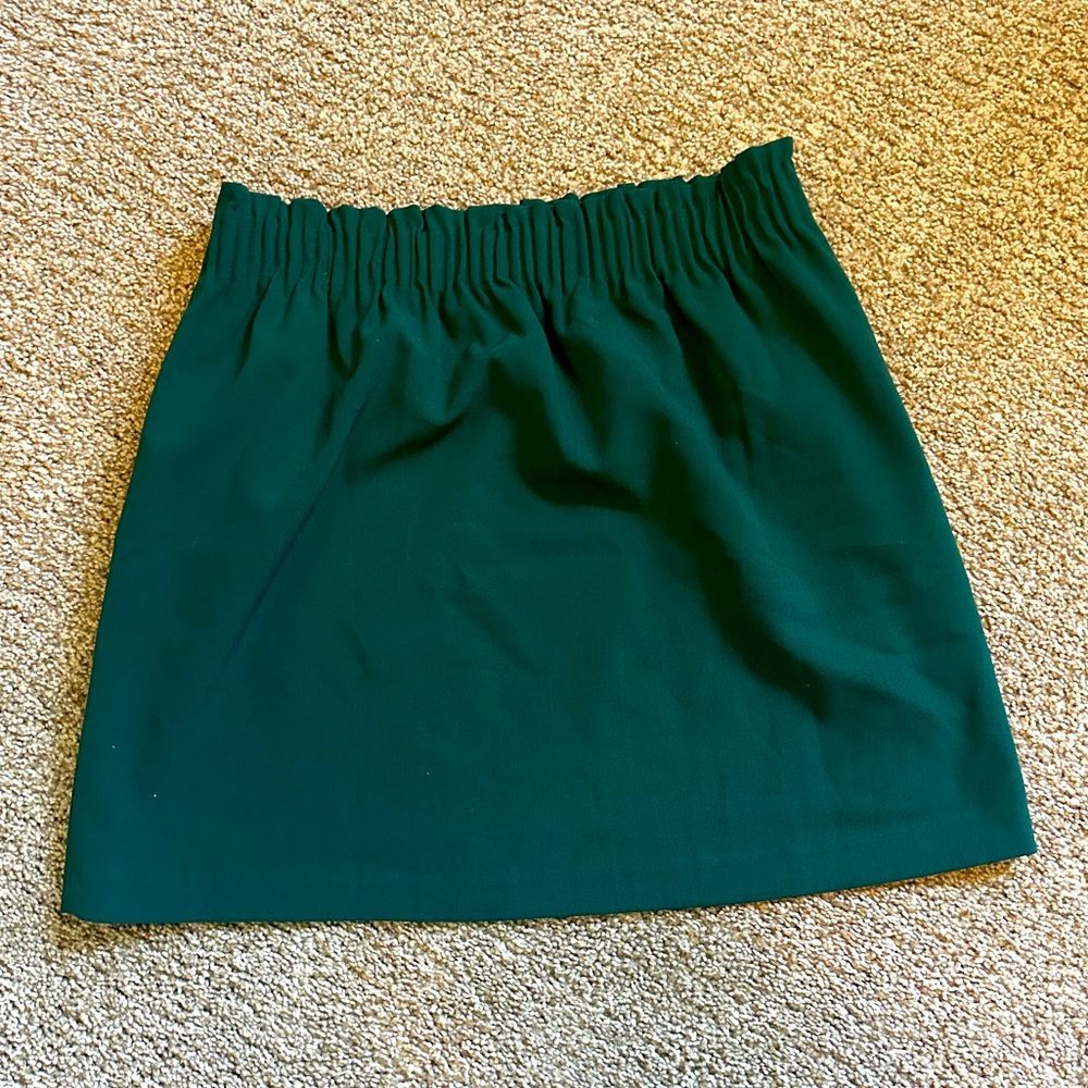 J. Crew Dark Green Skirt